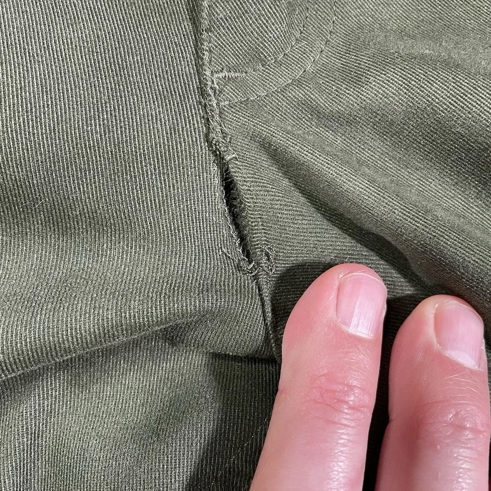 LL Bean Mens Pants 38 x 31 Green Cargo Straight Utility Gorpcore 0GHU4